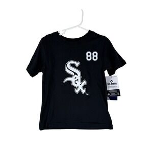 Toddler Boys Chicago White Sox Robert Jr 88 Baseball Jersey T Shirt Size 4T NEW